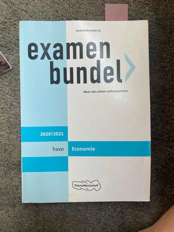 Examenbundel Economie HAVO 2020/2021 beschikbaar voor biedingen