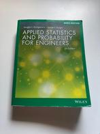 Applied statistics and probability for engineers, Boeken, Studieboeken en Cursussen, Douglas C. Montgomery, Nieuw, Ophalen of Verzenden