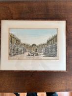Ets van Frans tafeel, Antiek en Kunst, Kunst | Etsen en Gravures, Ophalen