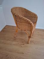 fraaie rieten stoeltjes, 2 stuks, Huis en Inrichting, Stoelen, Ophalen, Zo goed als nieuw, Bruin, Twee