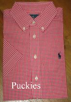 Rood geruit Ralph Lauren overhemd s/s maat 140/146 *NIEUW* a, Kinderen en Baby's, Kinderkleding | Maat 140, Overhemd of Blouse