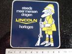 sticker steeds meer mensen dragen lincoln horloges logo, Verzenden, Zo goed als nieuw, Merk
