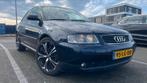 Audi A3 1.8 92KW 3D 2003 Blauw APK 12/2025 NAP, Zwart, 4 cilinders, Blauw, 610 kg