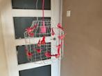 Dutch Delight roze vogeltjes hanglamp met 12 vogeltjes, Ophalen of Verzenden, Gebruikt, Metaal, 50 tot 75 cm