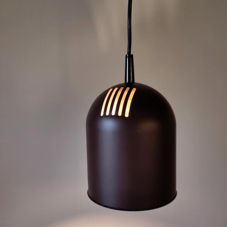 Jaren 70 space age hanglamp, Huis en Inrichting, Lampen | Hanglampen, Zo goed als nieuw, Minder dan 50 cm, Metaal, Ophalen of Verzenden