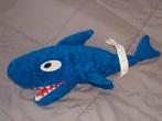 IKEA VIS HAAI KORALL HAJ BADSTOF FEL BLAUW MET RODE BEK, Ophalen of Verzenden, Nieuw, Overige typen