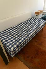 Hästens bed / slaapbank – Zweeds design, topkwaliteit, Ophalen, 100 cm, Eenpersoons, Blauw