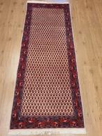 Vintage handgeknoopt perzisch tapijt loper sarough 210x79, 200 cm of meer, 50 tot 100 cm, Overige kleuren, Gebruikt