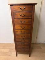 Houten ladekast met veel opbergruimte, Huis en Inrichting, Ophalen, Gebruikt, 100 tot 150 cm, 50 tot 100 cm