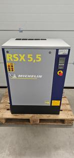 Michelin RSX 5,5 - 5,5 PK Schroefcompressor, Doe-het-zelf en Verbouw, Compressors, Zo goed als nieuw, Geluidgedempt, 10 bar of meer