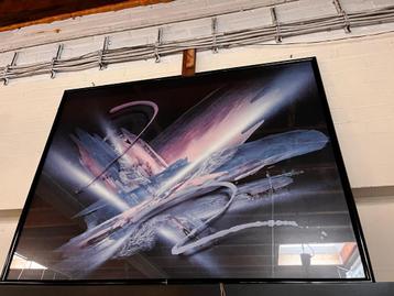 134) Grote kunstprint van Laurie Fields – abstract & modern beschikbaar voor biedingen