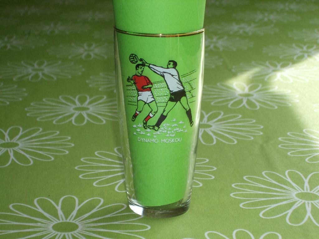 Vintage glas Dynamo Moskou, Ophalen of Verzenden, Zo goed als nieuw, Buitenlandse clubs, Overige typen