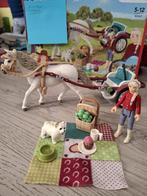 schleich set kar, Ophalen of Verzenden, Zo goed als nieuw