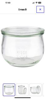 Aps Weckpotten Met Deksel 580ml (5 Stuks) - APS FT200, Ophalen of Verzenden, Zo goed als nieuw, Pot, Bus of Blik