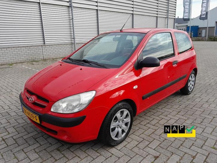 Hyundai Getz 1.1 - LPG/G3 + Apk 2-9-26 + Goedkoop Rijden !!, Auto's, Hyundai, Bedrijf, Getz, ABS, Airbags, Elektrische ramen, Radio