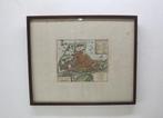 Antieke gravures stadsplattegrond Hoorn Tirion 1743, Ophalen of Verzenden