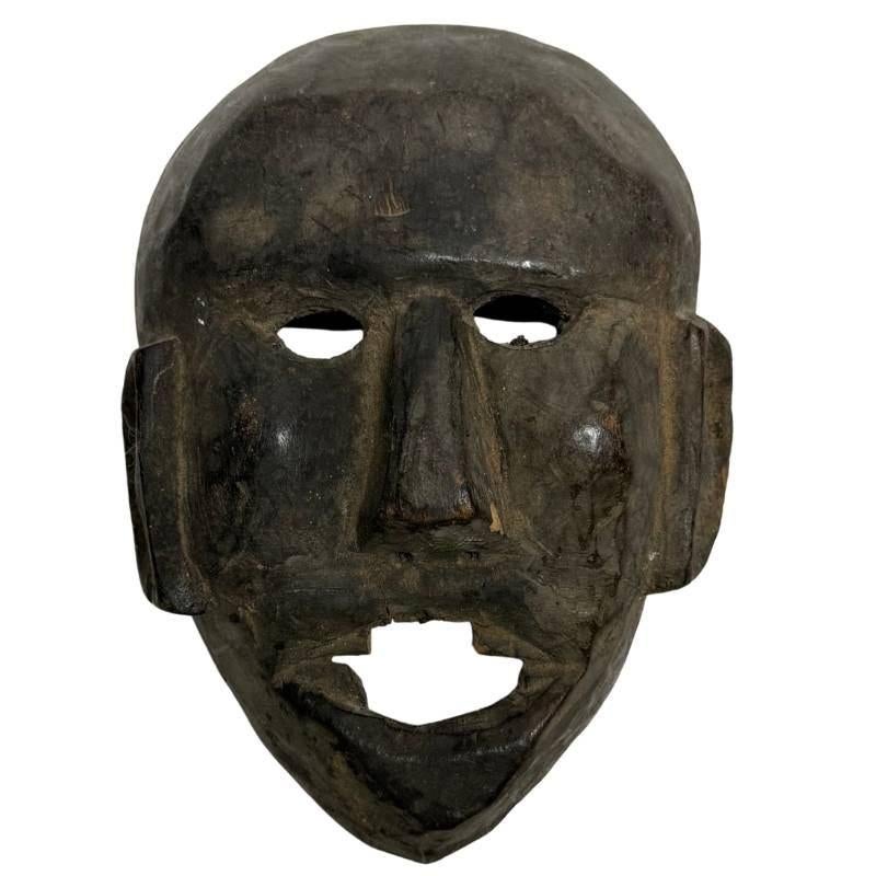 Nepalees ritueel houten masker uit de 19e eeuw, Ophalen of Verzenden, Gebruikt