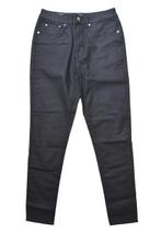 Reiss pantalon, waxed broek, pants, zwart, Mt. S, Kleding | Dames, Reiss, Verzenden, Zwart, Zo goed als nieuw