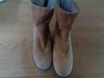 SHABBIES AMSTERDAM SUEDE enkellaarsjes:mt 40 (zie info), Lage of Enkellaarzen, Ophalen of Verzenden, Zo goed als nieuw, Bruin