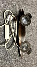 RVS plafond / wand spot, Ophalen of Verzenden, Zo goed als nieuw, Metaal of Aluminium, Plafondspot of Wandspot