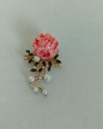Roos broche, Overige materialen, 4 tot 7 cm, Overige kleuren, Nieuw