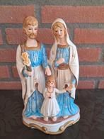 Prachtige vintage Heilige familie beeld van mat porselein,., Ophalen of Verzenden, Zo goed als nieuw, Beeld(je)