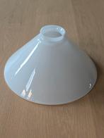 LAMPENKAP, Glas, Wit-glas, Schoenmakerslamp, Opaline glas, Wit, Rond, Ophalen of Verzenden, Zo goed als nieuw