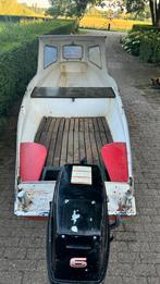 Stalen bootje heeft een schilder beurt nodig, Watersport en Boten, Vis- en Consoleboten, Ophalen, Gebruikt, Tot 10 pk, Staal