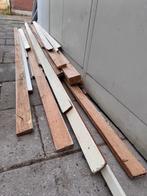 Meranti plinten en afwerk latten, Tuin en Terras, Palen, Balken en Planken, Ophalen, Gebruikt, Planken, Hardhout