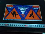 sticker Rotterdam AHOY KNGV Wereld Turn Top 1977, Ophalen, Zo goed als nieuw, Sticker