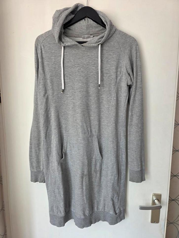 Lange hoody / jurk - maat M 40/42 - merk Blue Motion, Kleding | Dames, Truien en Vesten, Zo goed als nieuw, Maat 42/44 (L), Grijs