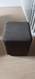 Poef met stoffen bekleding, Ophalen, Minder dan 50 cm, Vierkant, Minder dan 50 cm