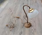 Mooie lamp koperkleurig 40 cm hoog, Huis en Inrichting, Lampen | Tafellampen, Ophalen, Zo goed als nieuw, Minder dan 50 cm
