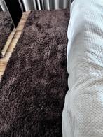 Groot hoogpolig vloerkleed Cozy Shaggy Bruin 280 x 380 cm, Huis en Inrichting, Ophalen, Bruin, 200 cm of meer, Zo goed als nieuw