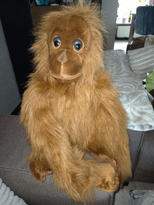 Zoo collection bruine grote aap, orang oetan., Kinderen en Baby's, Speelgoed | Knuffels en Pluche, Zo goed als nieuw, Overige typen