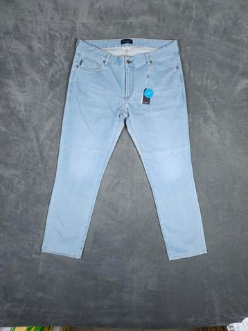 Mr Marvis Broek Otis W38 L30 Lichtblauw Slim Fit Jeans beschikbaar voor biedingen