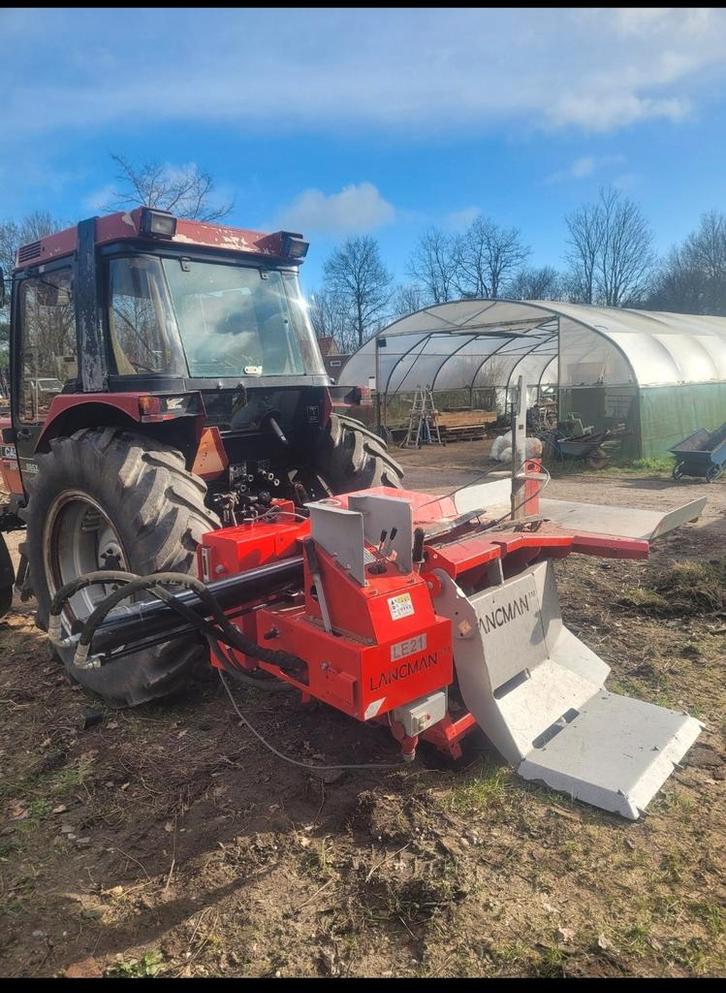 Te huur kloofmachine+bediening €50/kuub, Tuin en Terras, Haardhout, Ophalen of Verzenden