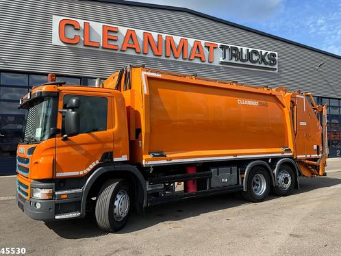 Scania P 320 Geesink 24m³ Welvaarts weighing system, Auto's, Vrachtwagens, Te koop, ABS, Achteruitrijcamera, Airconditioning, Cruise Control
