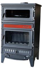 S107 Sabah Open Haard Met Oven –Houtkachels– Gietijzer, Ophalen of Verzenden, Vrijstaand, Hout, Nieuw