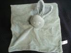 Groen velours haas konijn doekje lapje van Bambino, Ophalen of Verzenden, Zo goed als nieuw, Overige typen