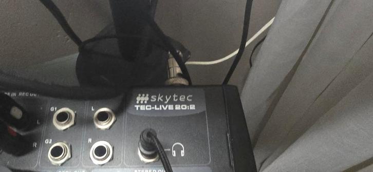 20 Kanaals Mengpaneel - Perfect voor Studio of Live Gebruik, Muziek en Instrumenten, Mengpanelen, Gebruikt, Ophalen