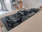 Atag panoramische gaskookplaat, Witgoed en Apparatuur, Kookplaten, Ophalen, Gebruikt, 4 kookzones, Inbouw