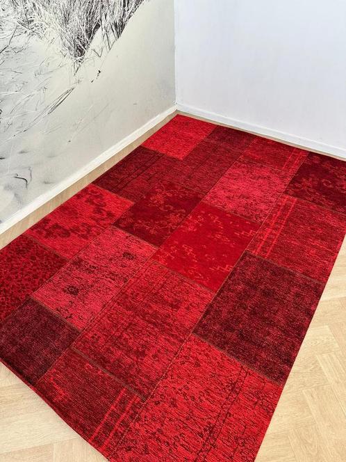 Brinker Patch red 160/230 vloerkleed karpet, Huis en Inrichting, Stoffering | Tapijten en Kleden, Nieuw, 150 tot 200 cm, 200 cm of meer