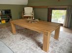 Mooie massief eikenhouten salon tafel, Ophalen, 100 tot 150 cm, Eikenhout, 50 tot 100 cm