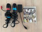 2 Singstar-microfoons + Disney Sing It Party Hits, Spelcomputers en Games, Ophalen, Zo goed als nieuw, Roze, Met 2 controllers
