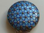 Antiek 19e cloisonné emaille doosje met Parthenon miniatuur, Sieraden, Tassen en Uiterlijk, Antieke sieraden, Verzenden, Overige materialen