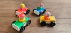 Vintage fisher price autootjes plastic, Kinderen en Baby's, Speelgoed | Speelgoedvoertuigen, Ophalen of Verzenden, Zo goed als nieuw