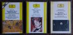 3 DGG voorbespeelde musicassettes Mahler,Brahms,Sibelius, Ophalen of Verzenden, Zo goed als nieuw, Klassiek, 2 t/m 25 bandjes