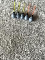 adv 93 / NIEUW set 5 dobbers TUBERTINI 2,00 gr, Watersport en Boten, Hengelsport | Witvissen, Ophalen of Verzenden, Nieuw, Dobber of Lood