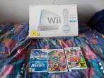 Spelcomputer Nintendo wii met 4 spelletjes, Ophalen, Zo goed als nieuw